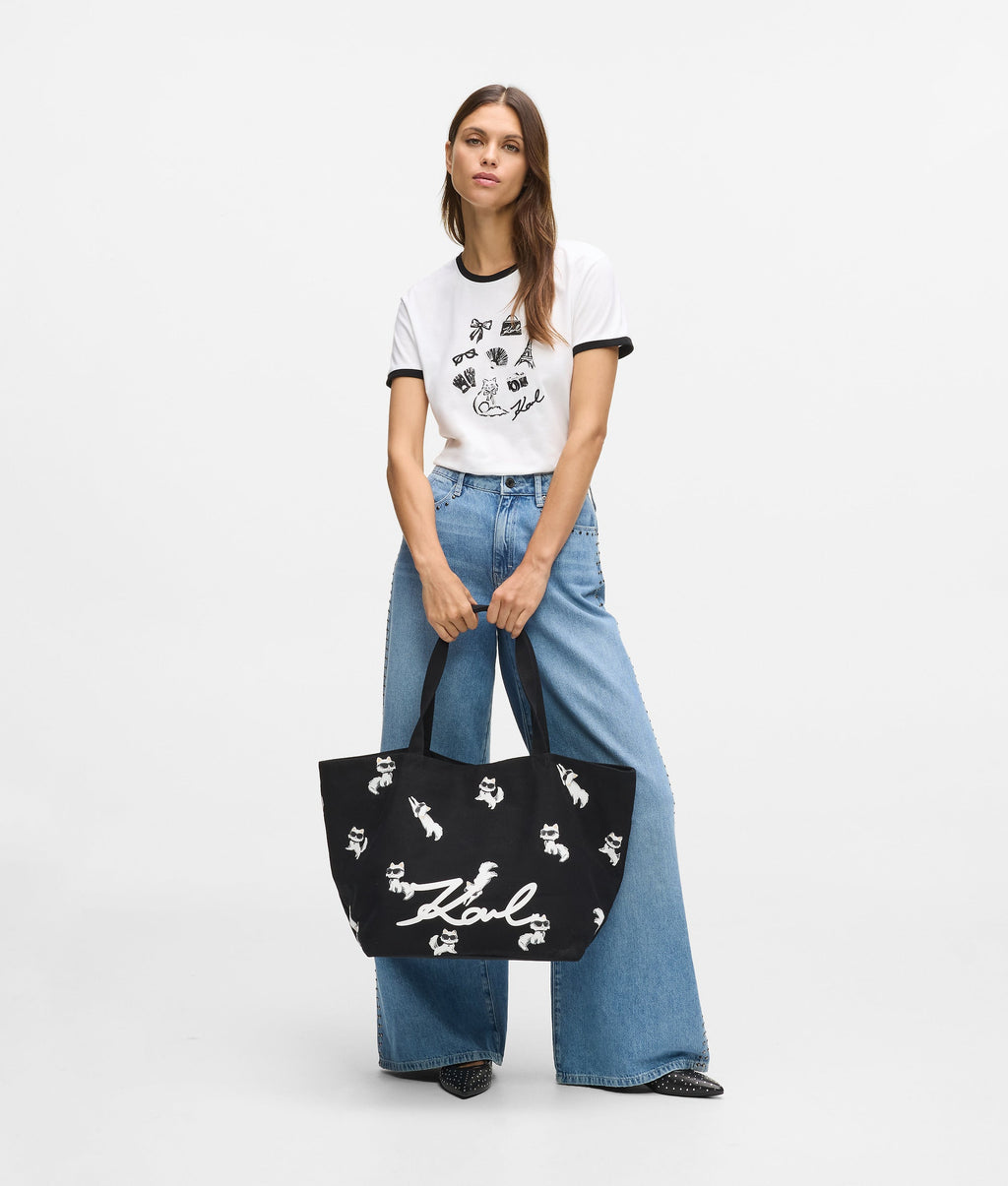 Ikon Choupette print shopper