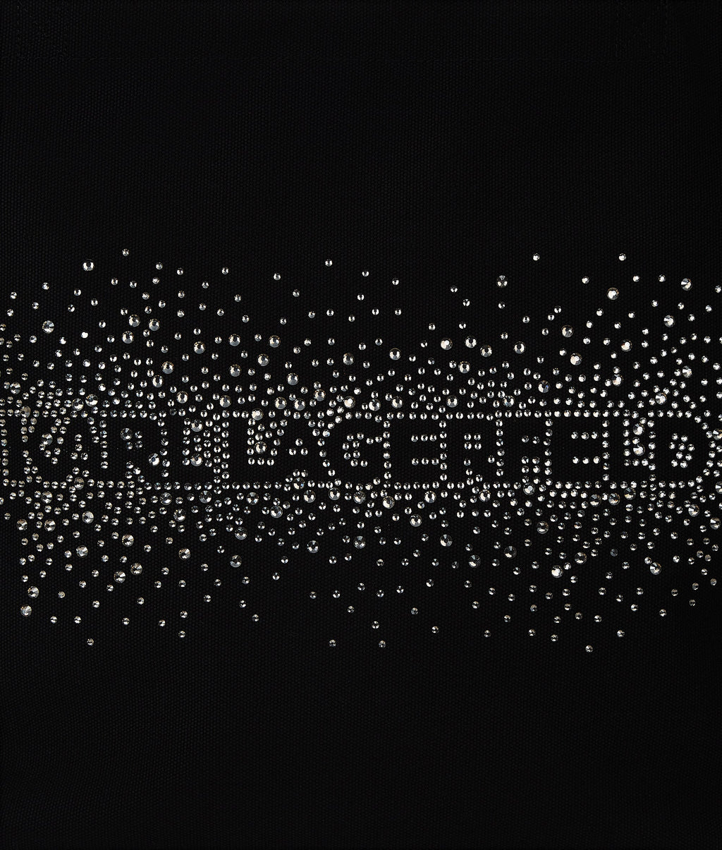 Logo rhinestone shopper