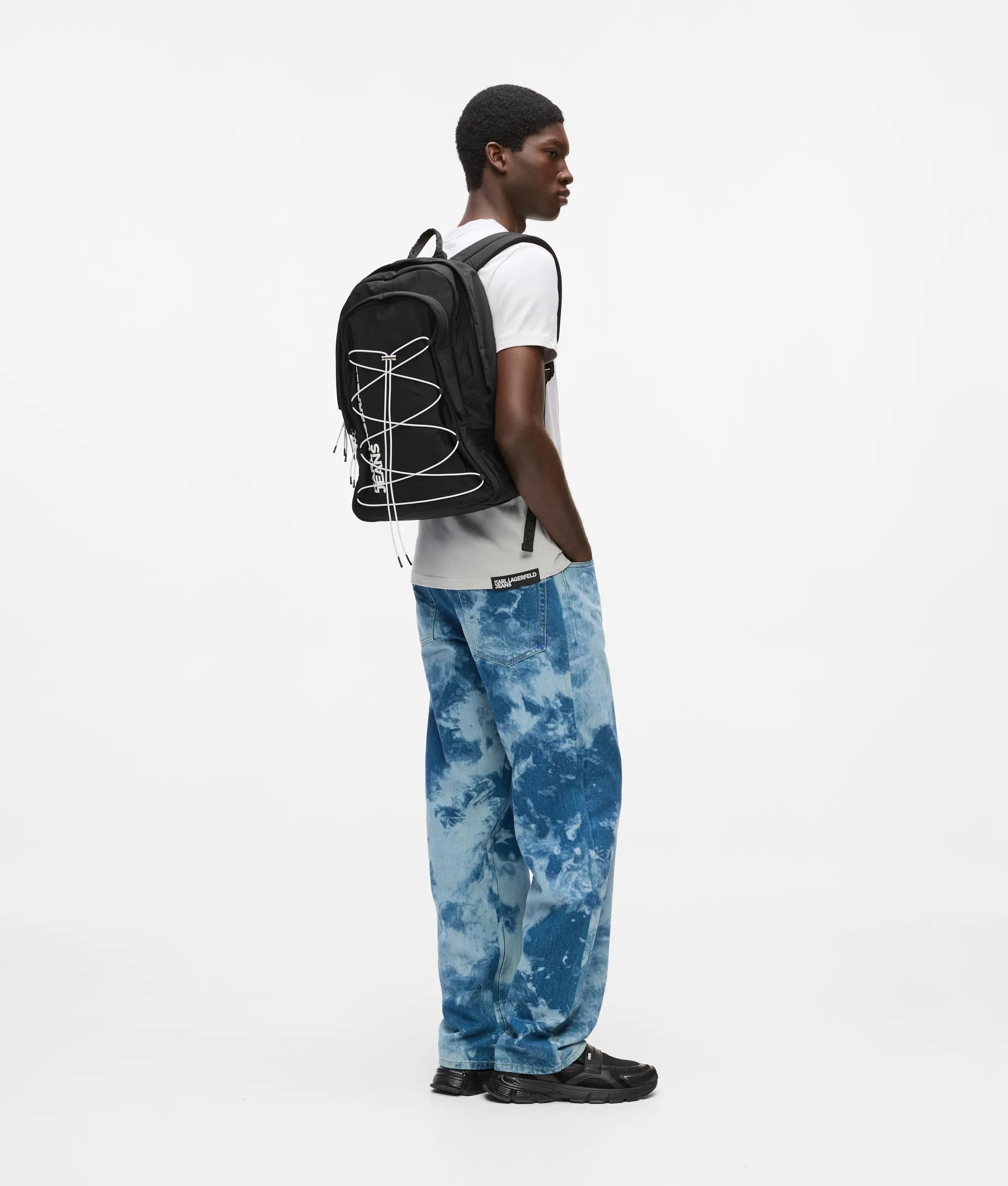 Utility drawstring backpack