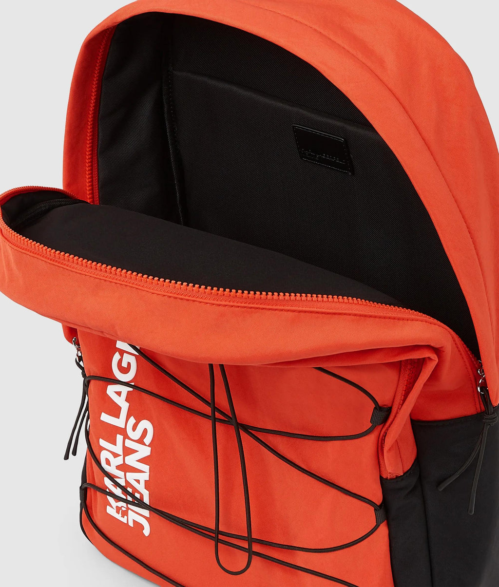 Utility drawstring backpack
