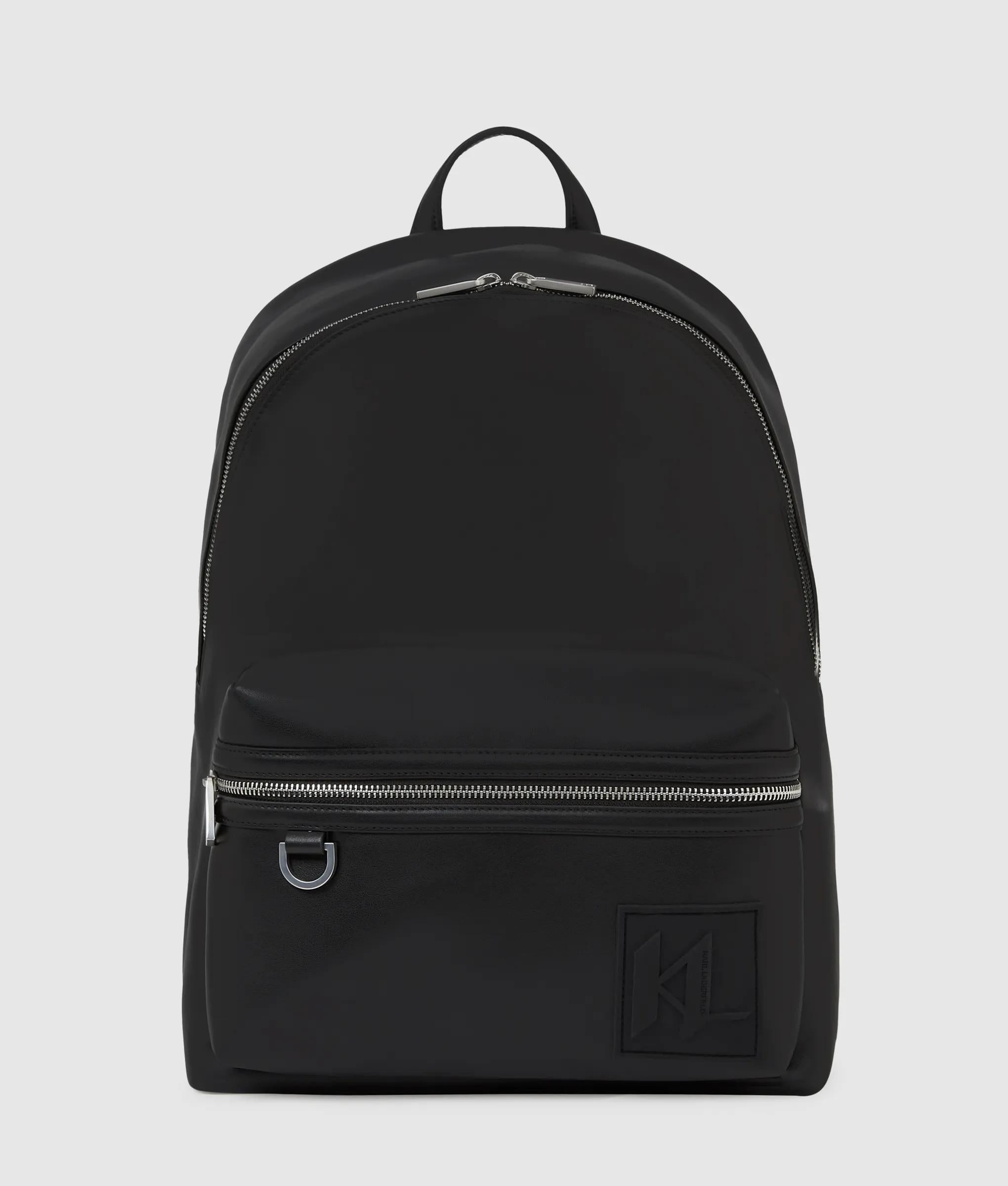 Monogram patch backpack