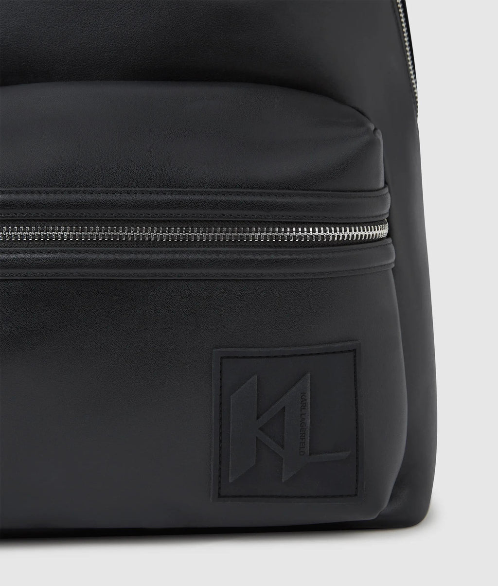 Monogram patch backpack
