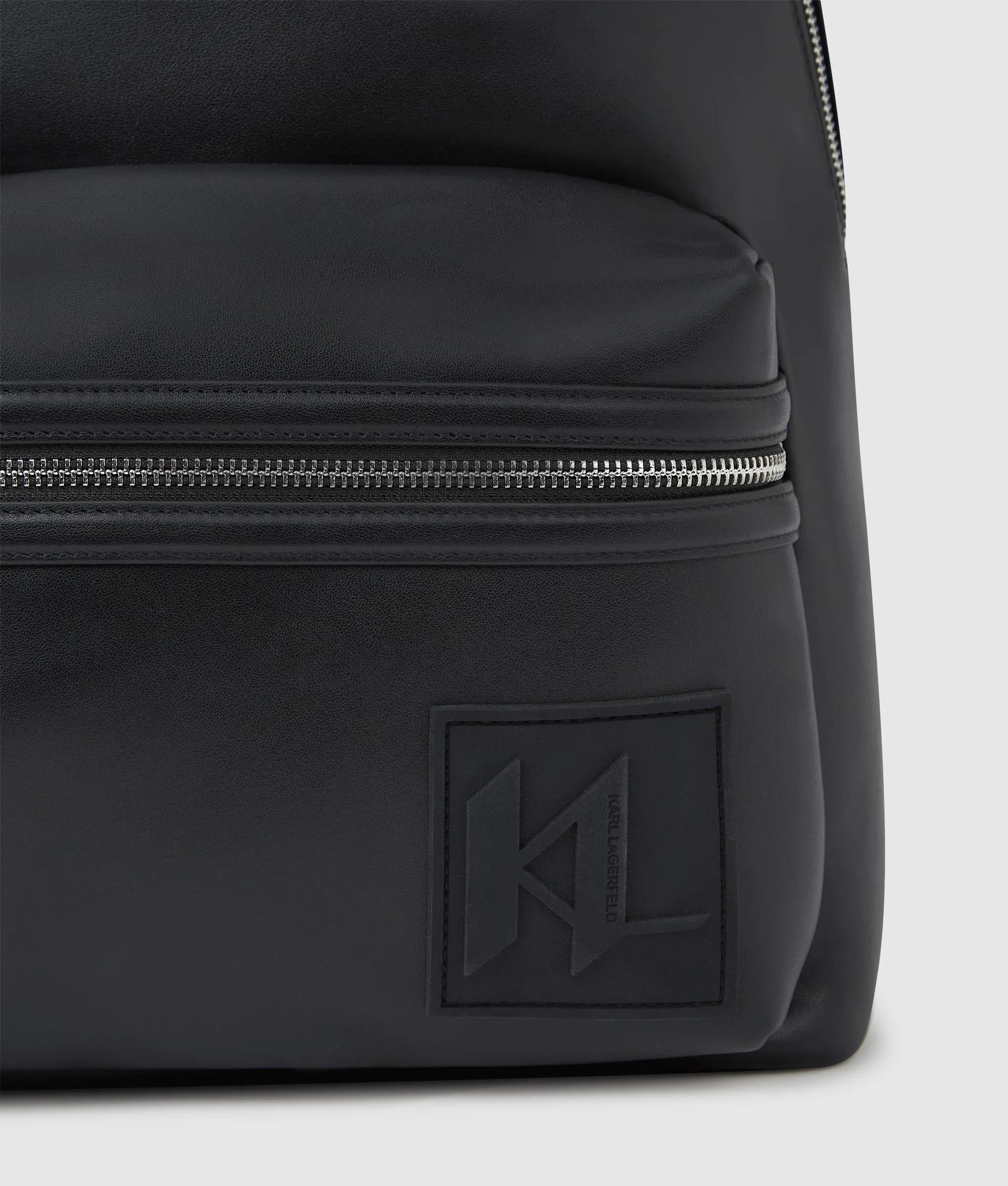 Monogram patch backpack