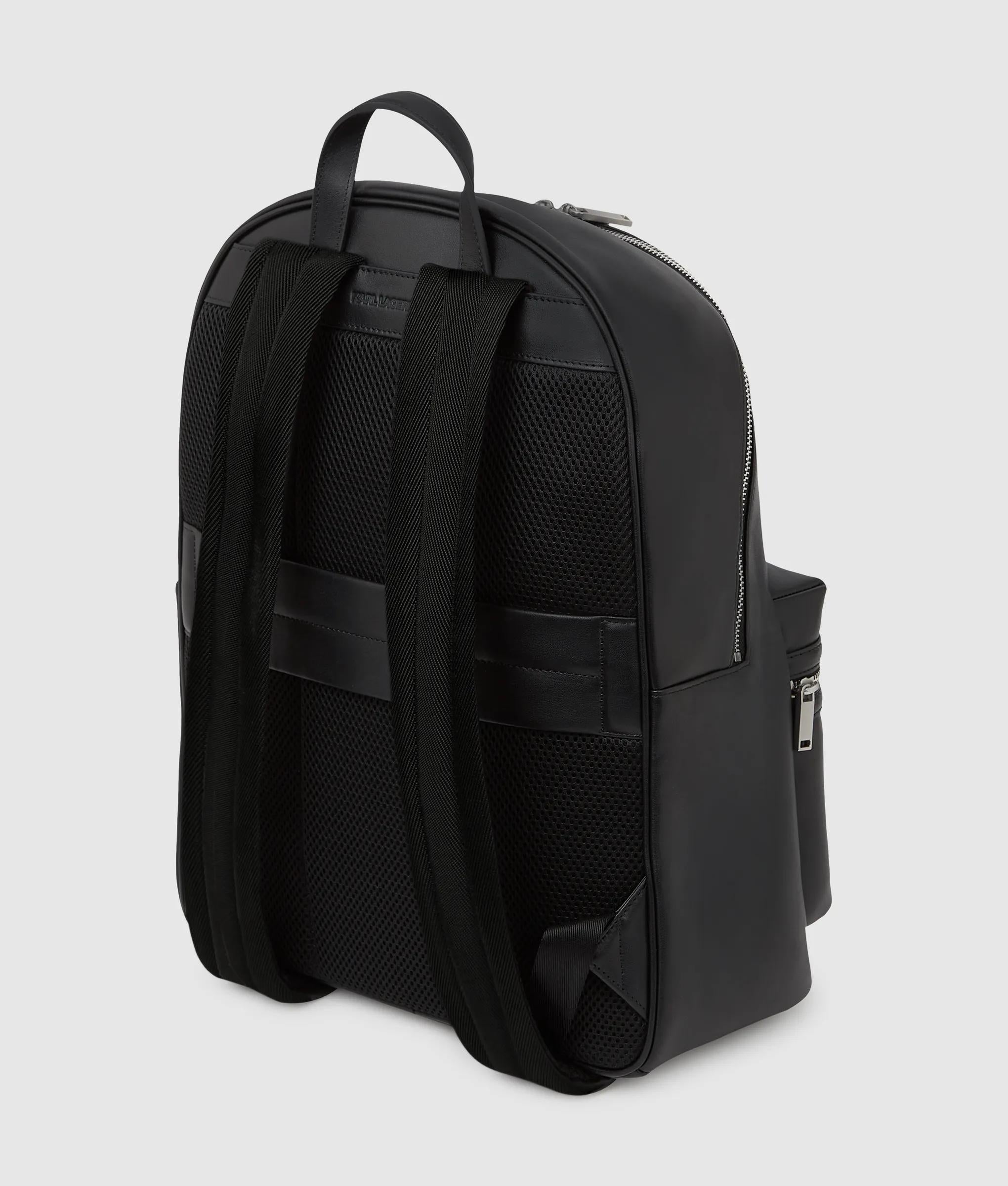 Monogram patch backpack