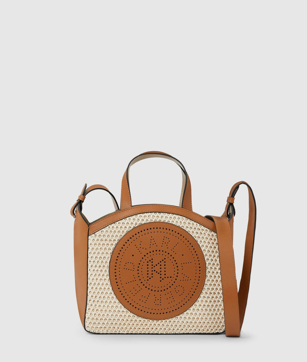 K/Circle small mesh tote bag