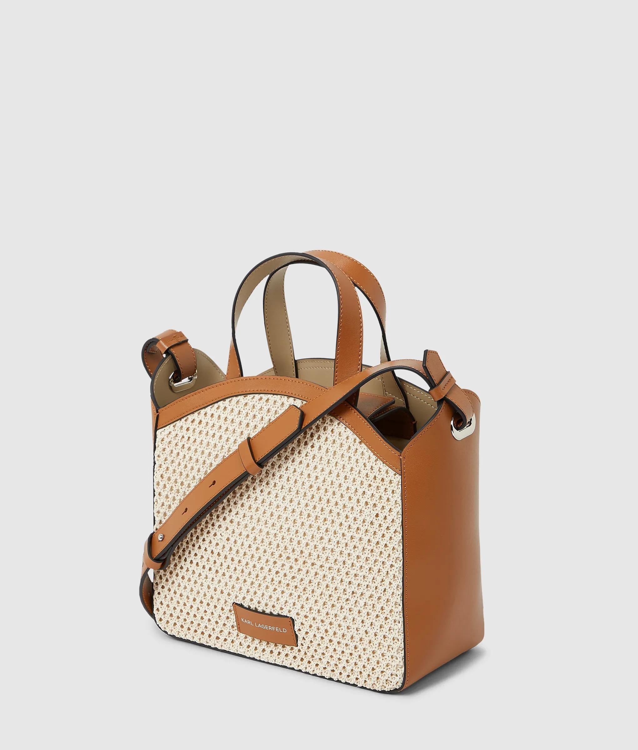 K/Circle small mesh tote bag