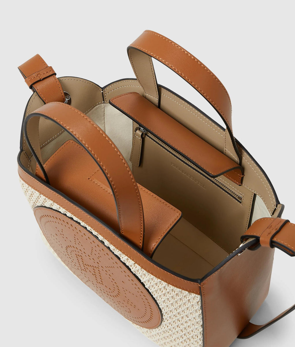 K/Circle small mesh tote bag
