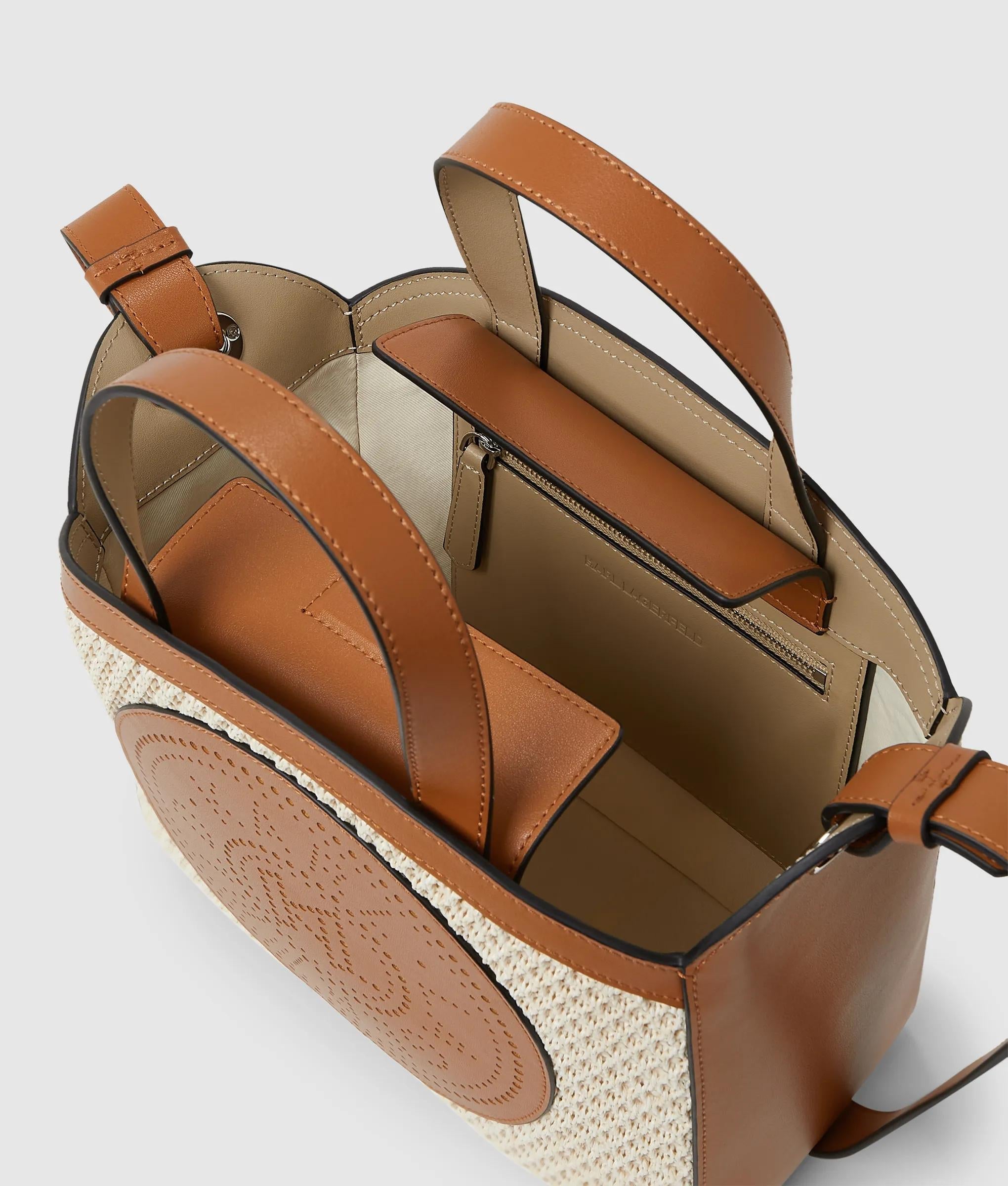 K/Circle small mesh tote bag