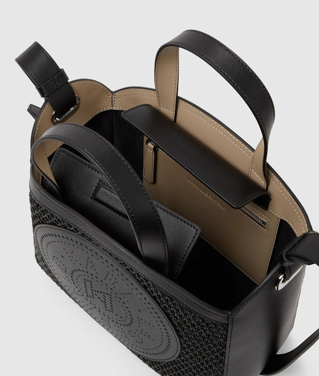 K/Circle small mesh tote bag