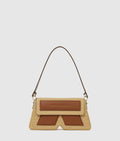 Ikon K woven shoulder bag