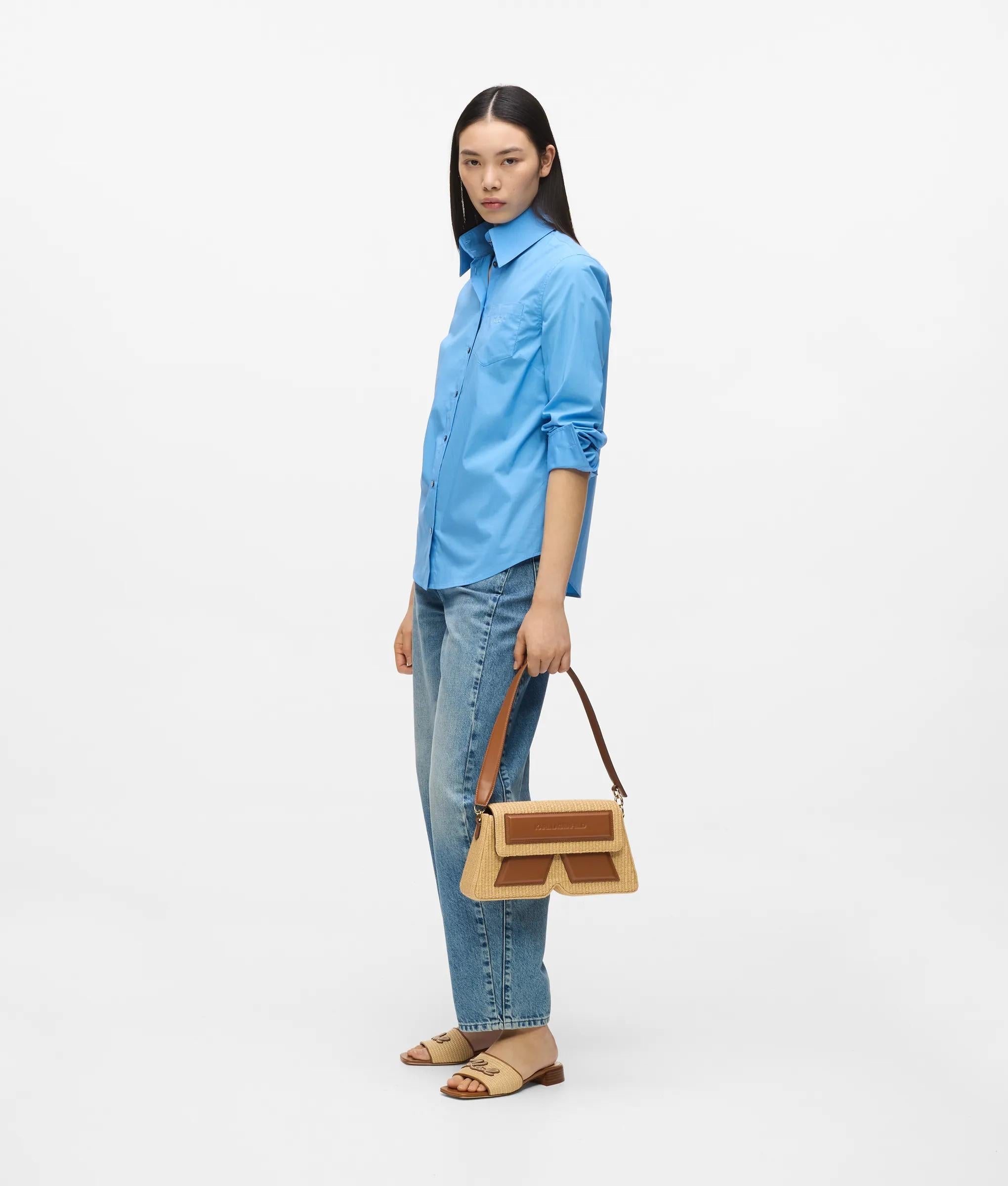 Ikon K woven shoulder bag