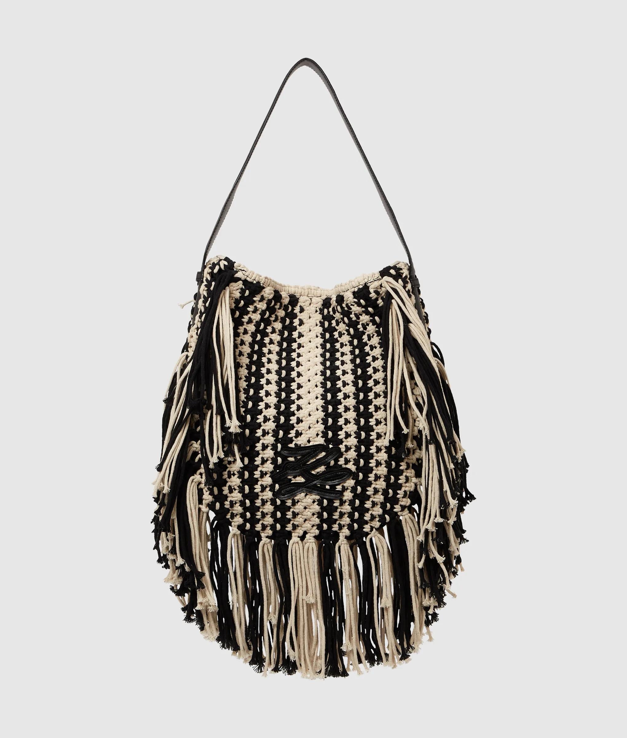 K/Autograph fringe shoulder bag