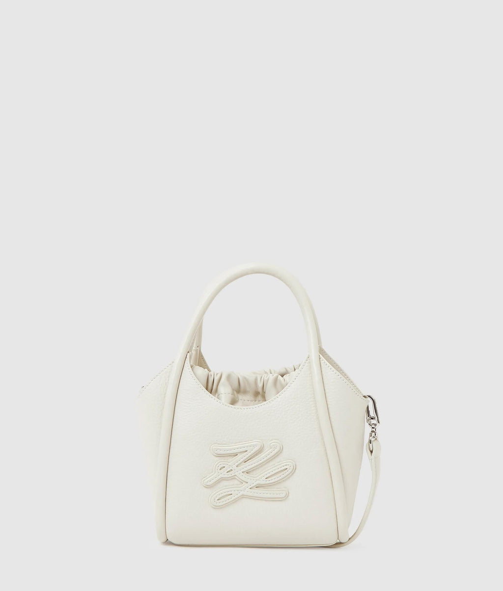 K/Autograph patch mini tote bag