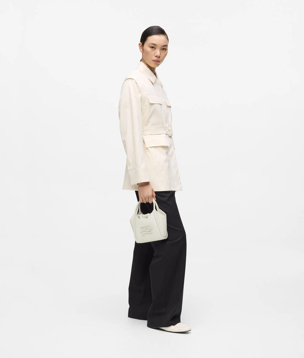 K/Autograph patch mini tote bag