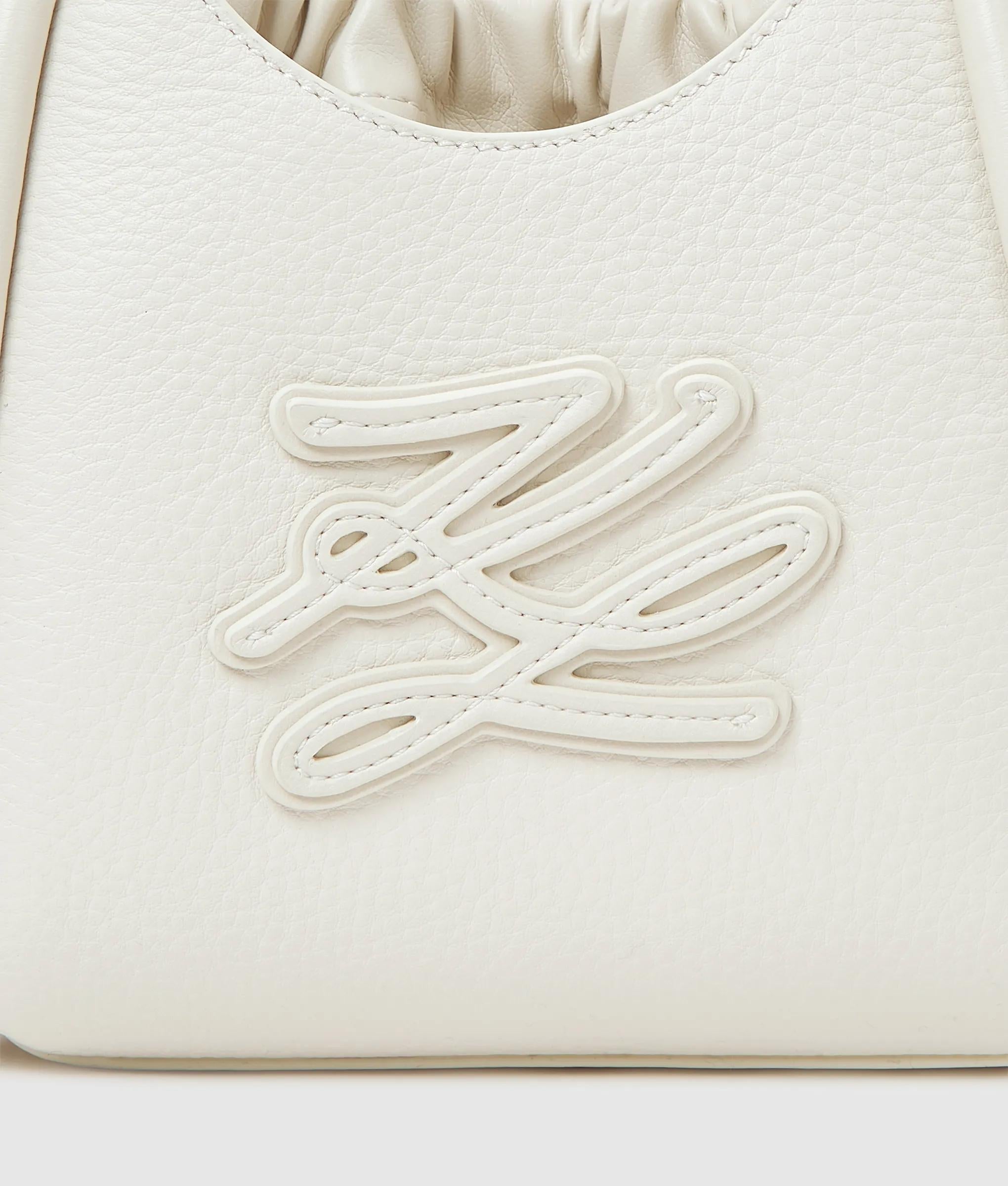 K/Autograph patch mini tote bag