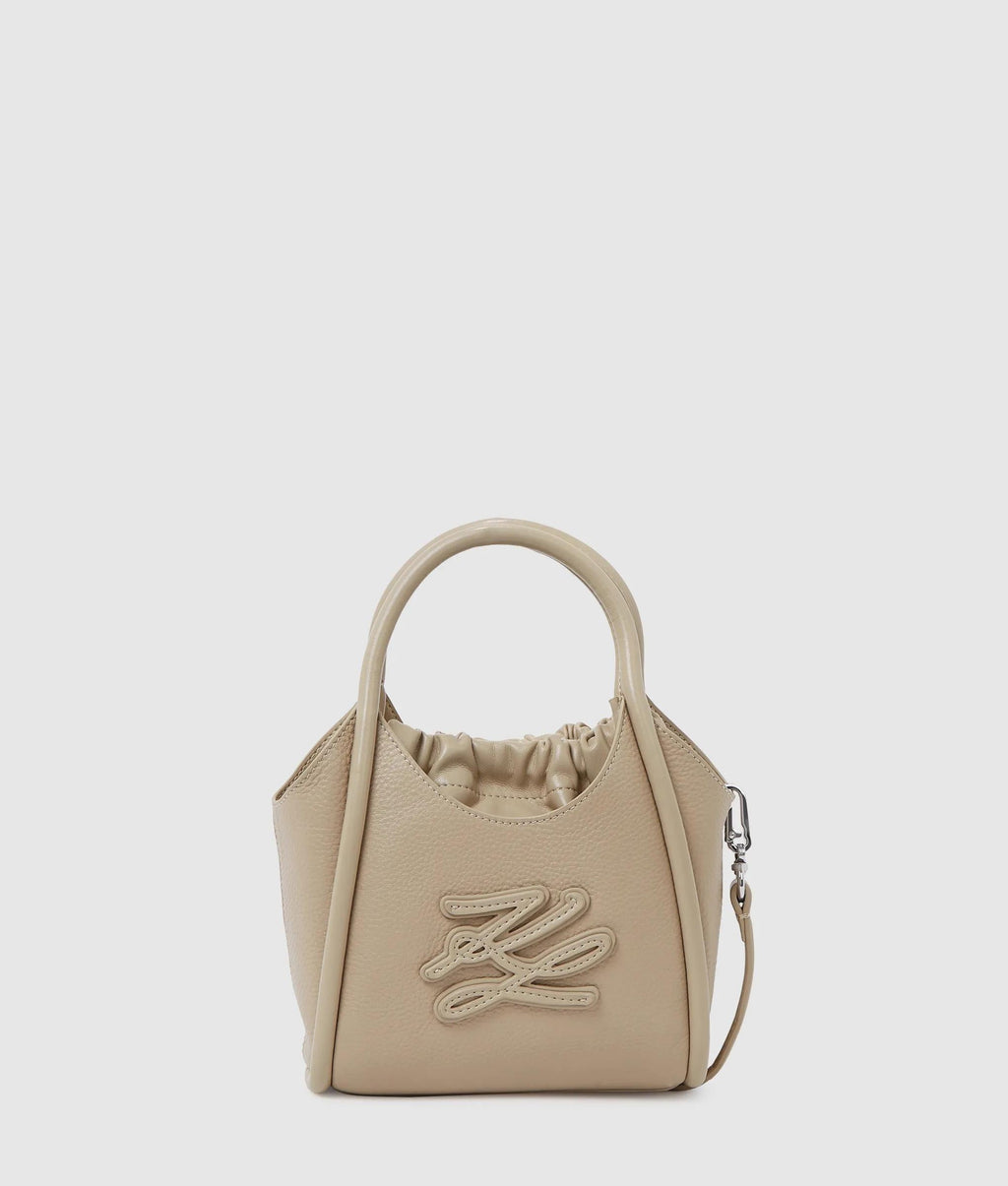 K/Autograph patch mini tote bag