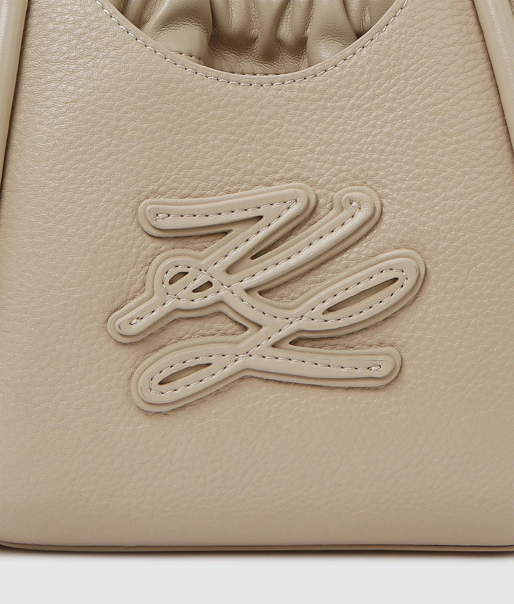 K/Autograph patch mini tote bag