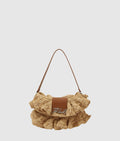 K/Signature ruffle shoulder bag