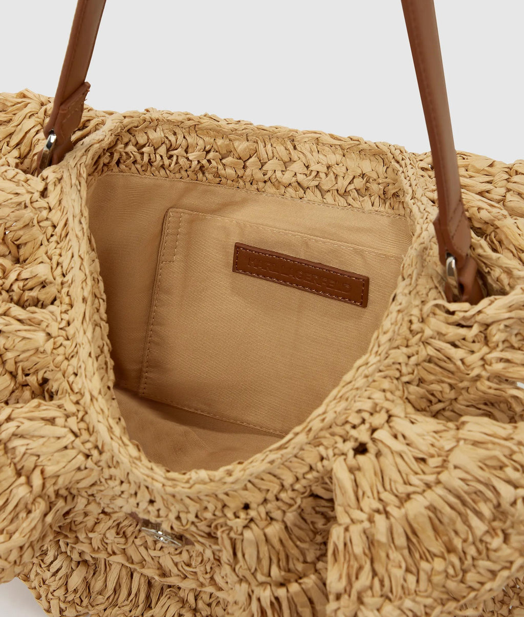 K/Signature ruffle shoulder bag