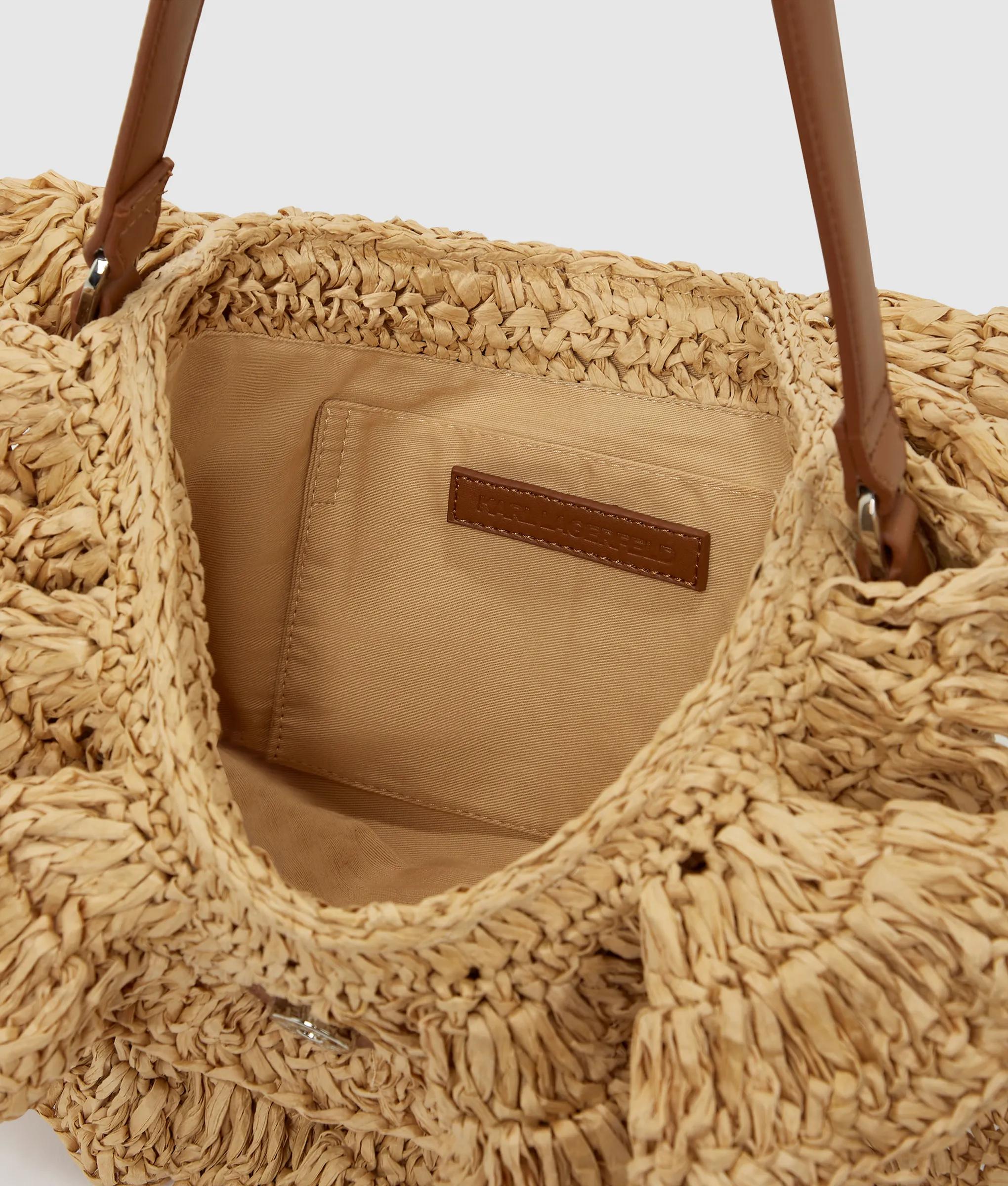 K/Signature ruffle shoulder bag