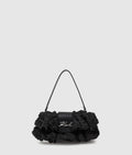 K/Signature ruffle shoulder bag