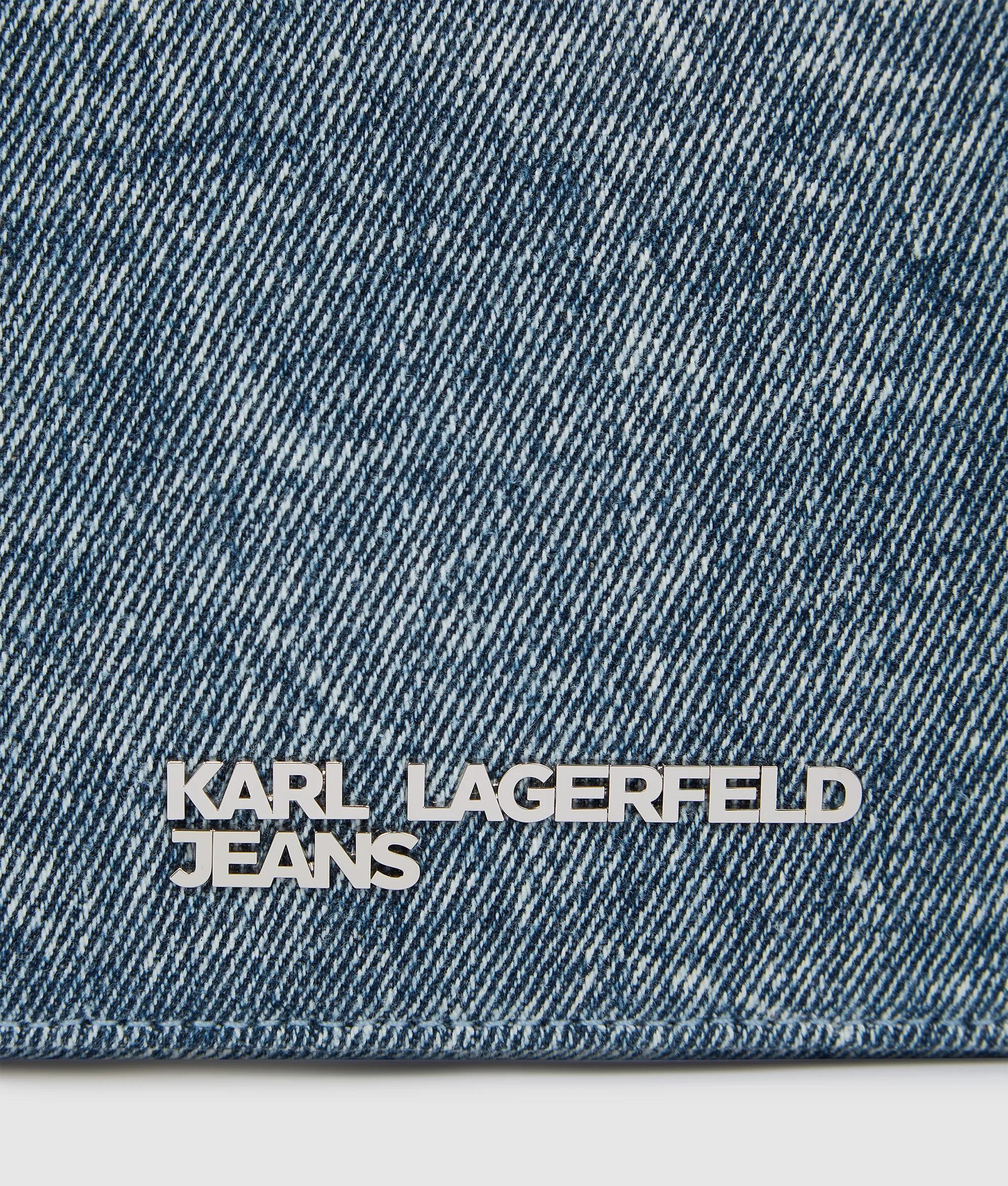 Denim chain camera bag