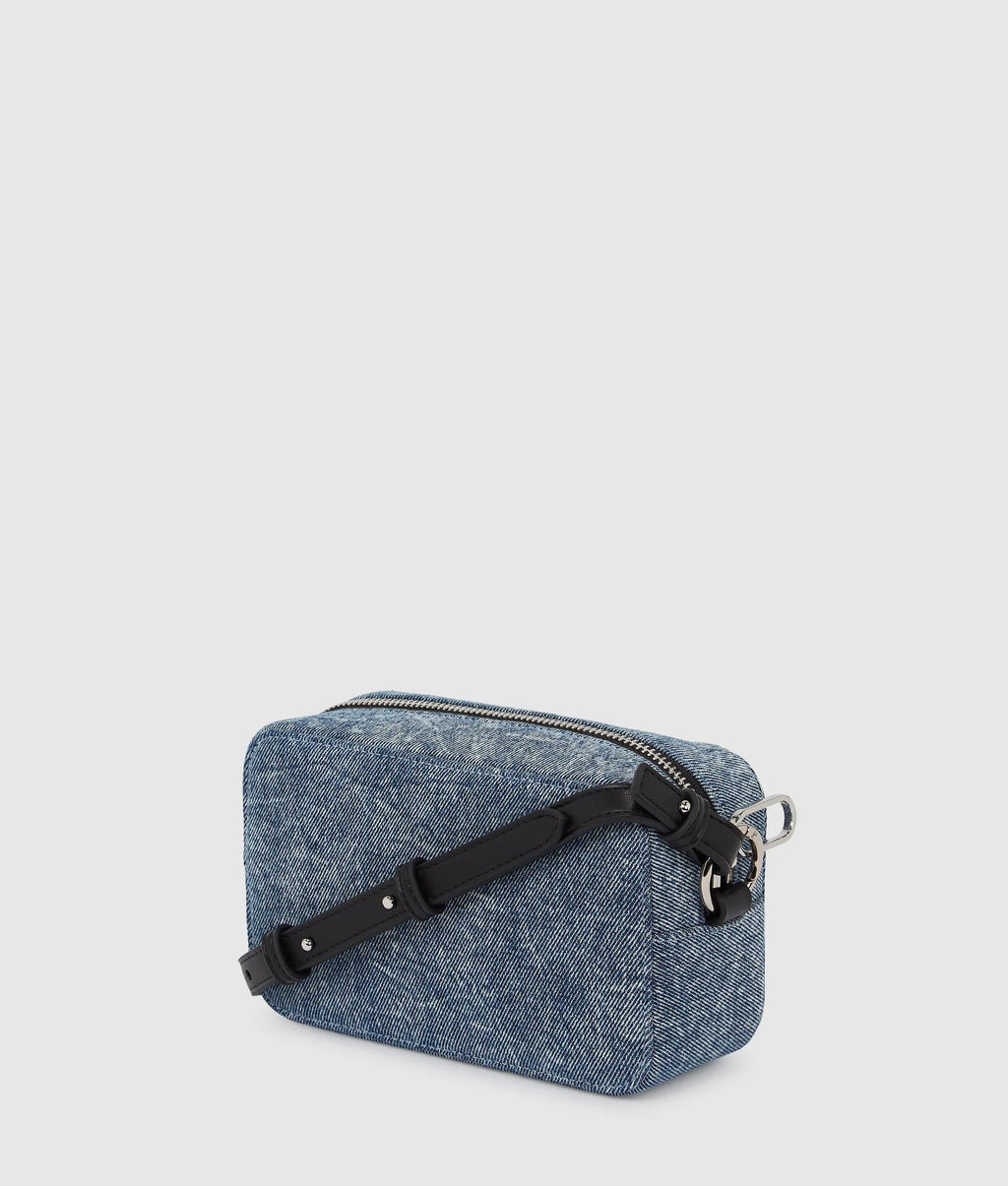 Denim chain camera bag
