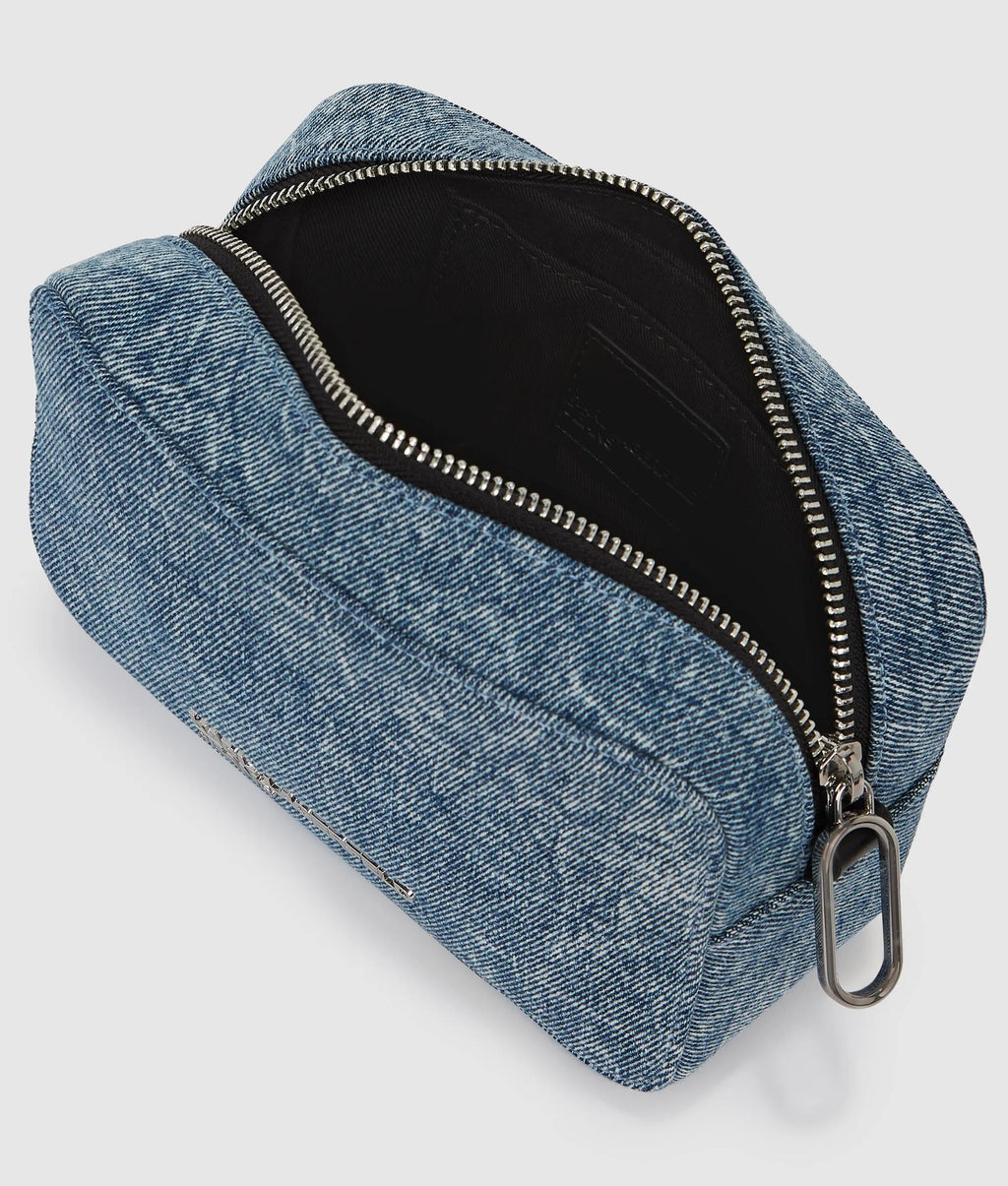 Denim chain camera bag