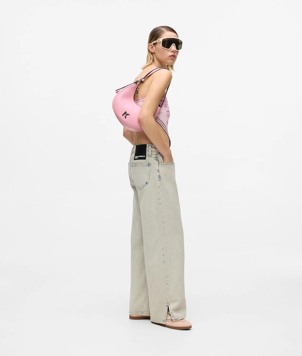 Twin strap moon bag