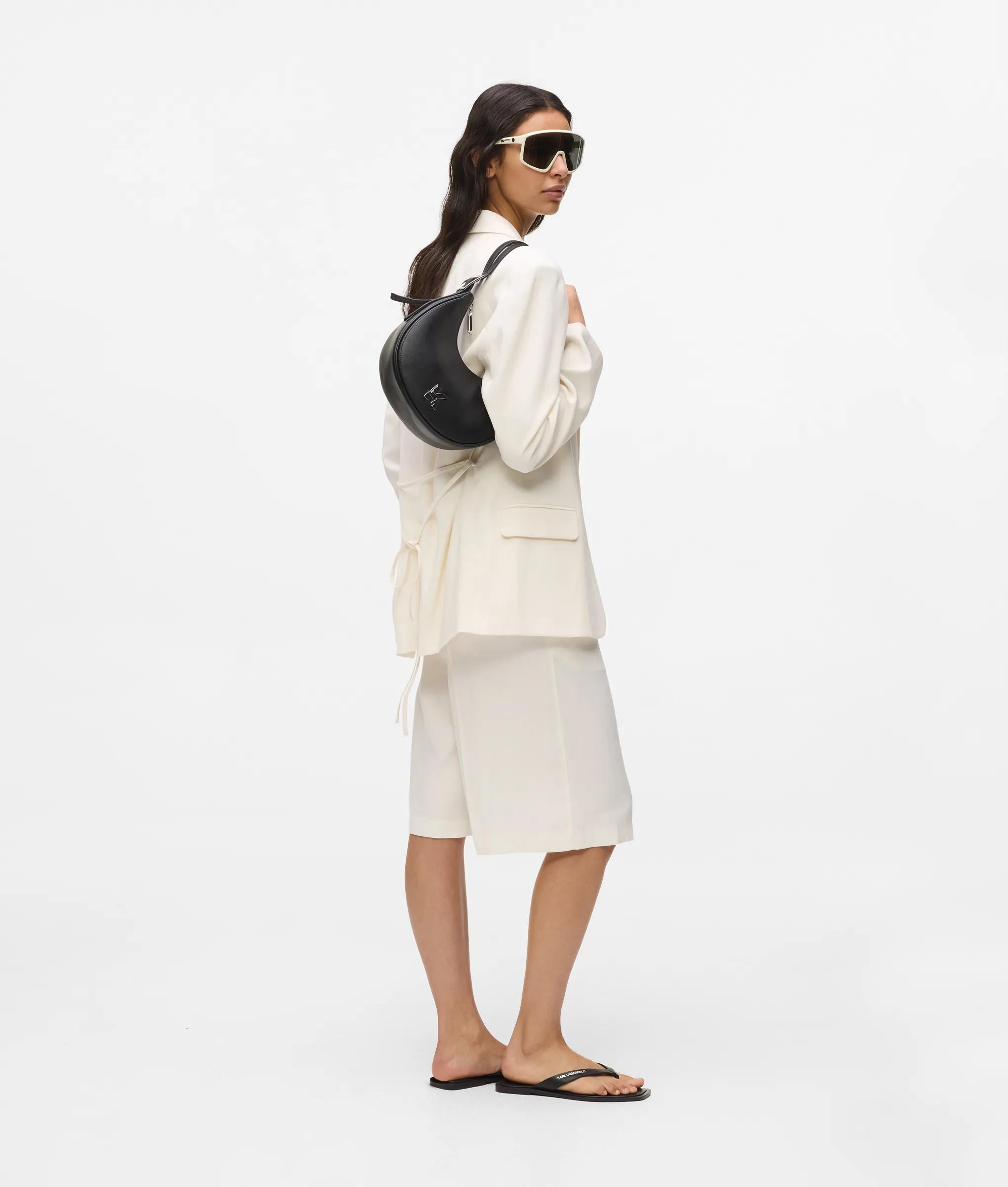 Twin strap moon bag