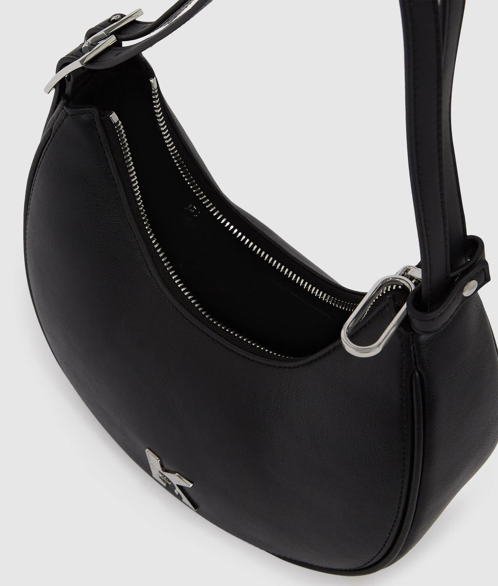Twin strap moon bag