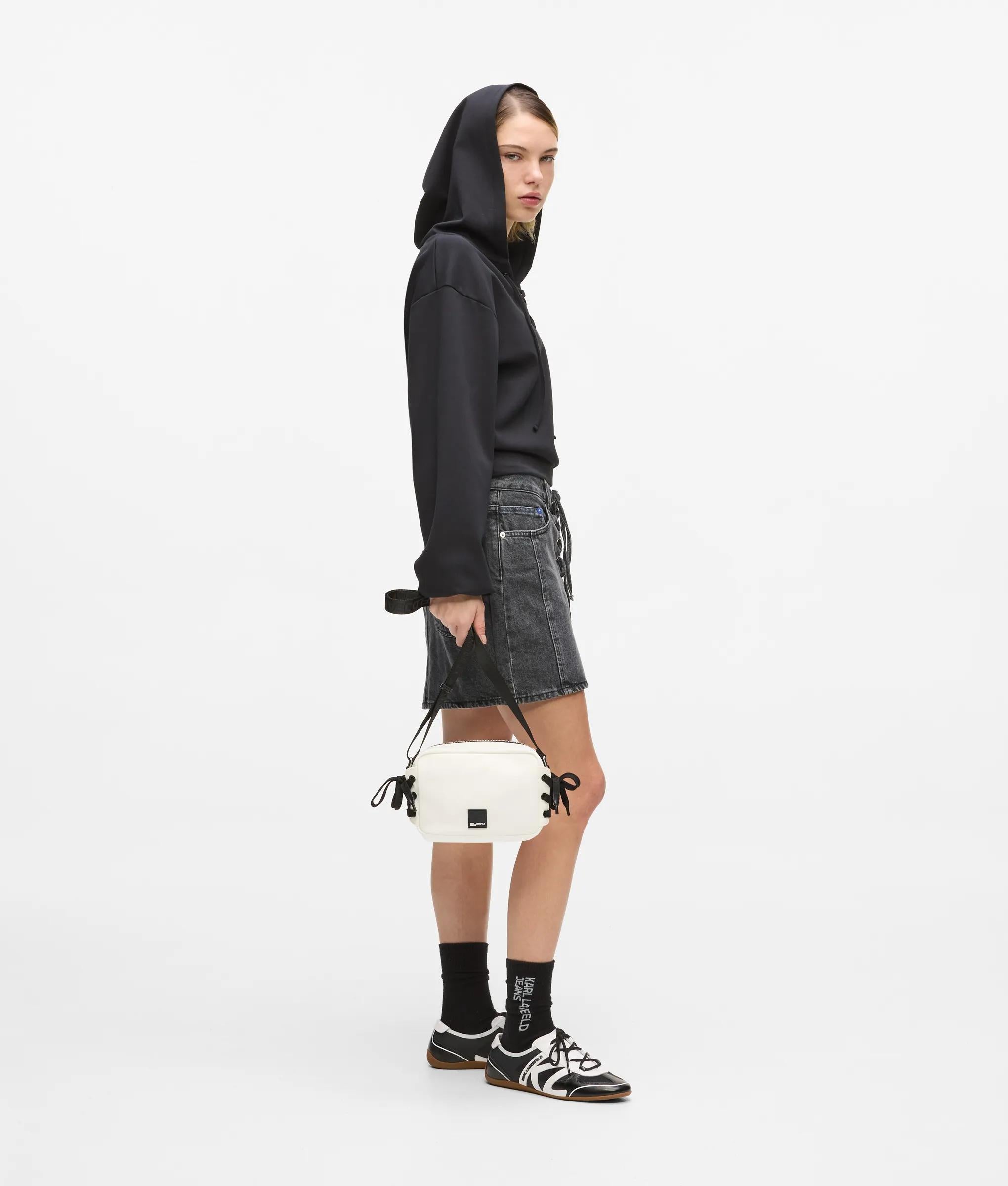 Nylon lace-up camera bag