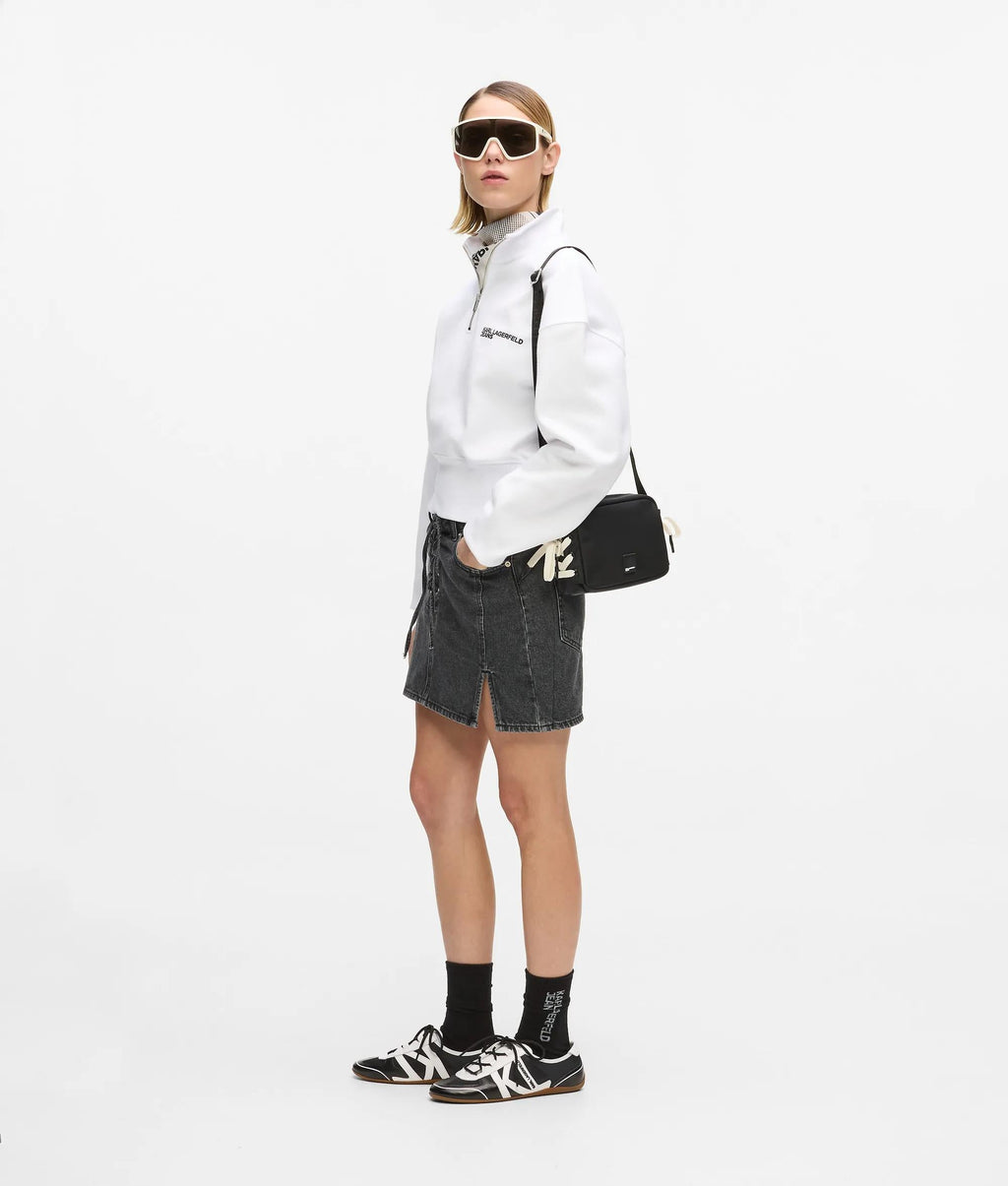 Nylon lace-up camera bag