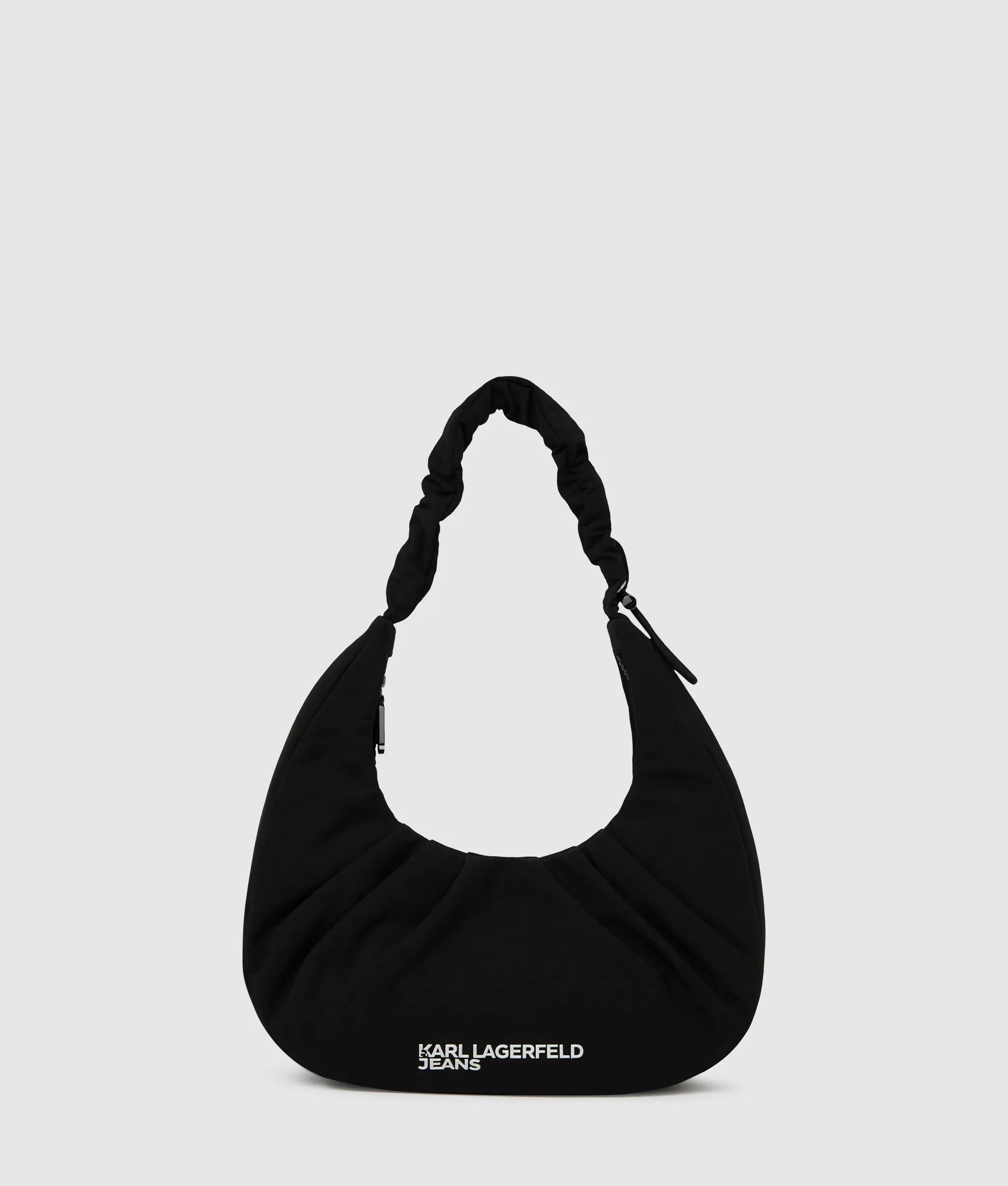 Gathered hobo bag