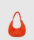 Gathered hobo bag
