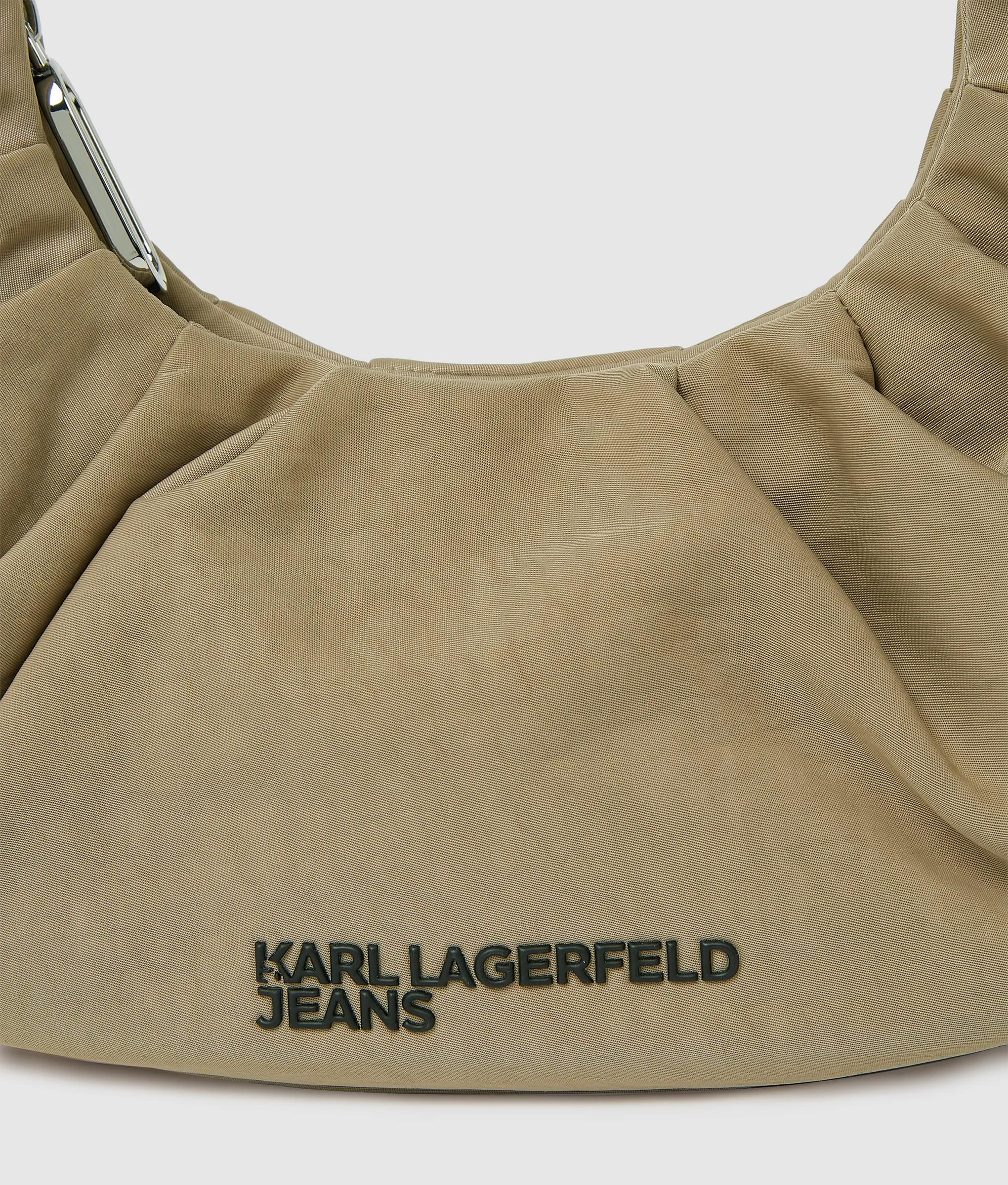 Gathered small hobo bag