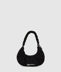 Gathered small hobo bag