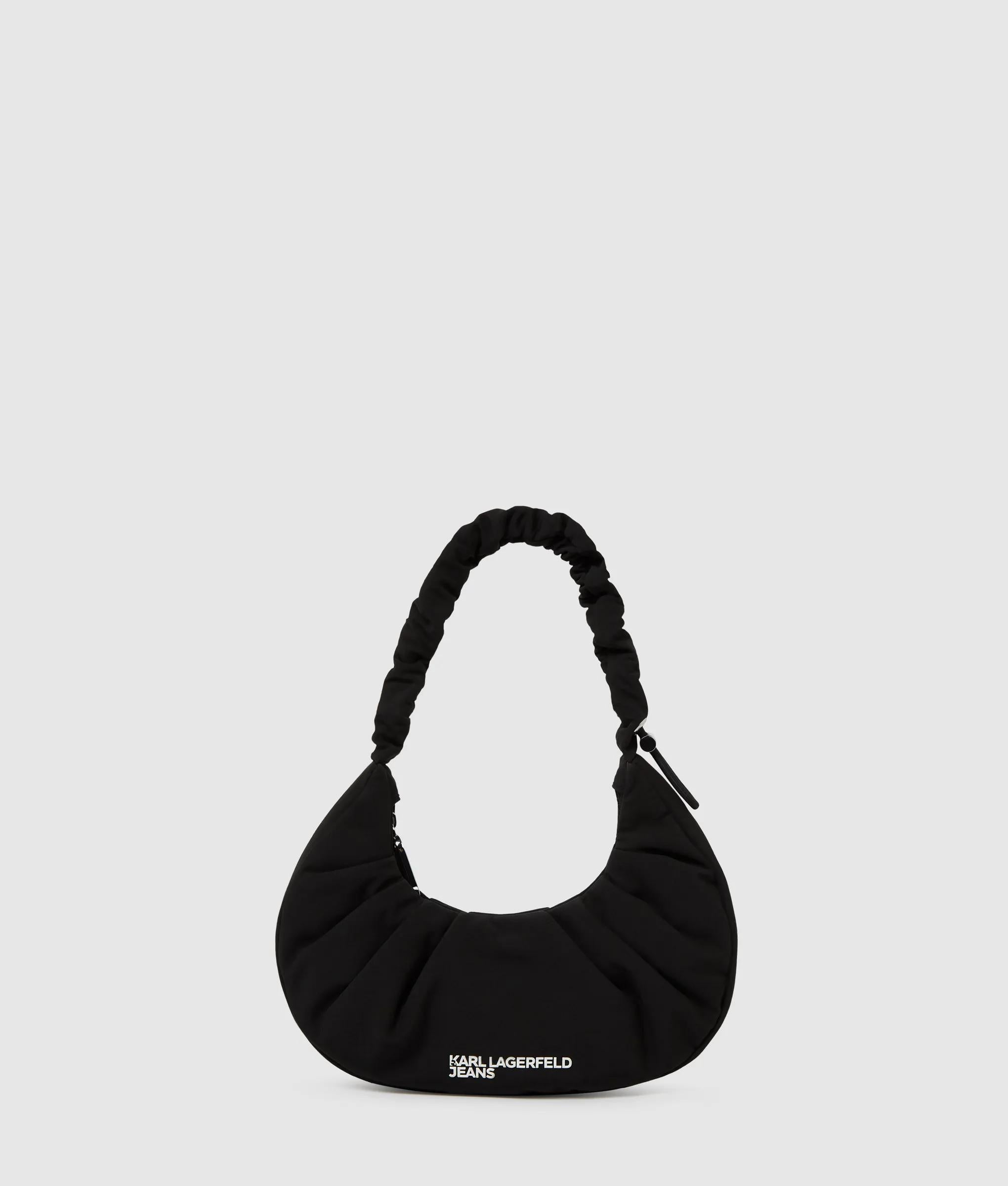 Gathered small hobo bag
