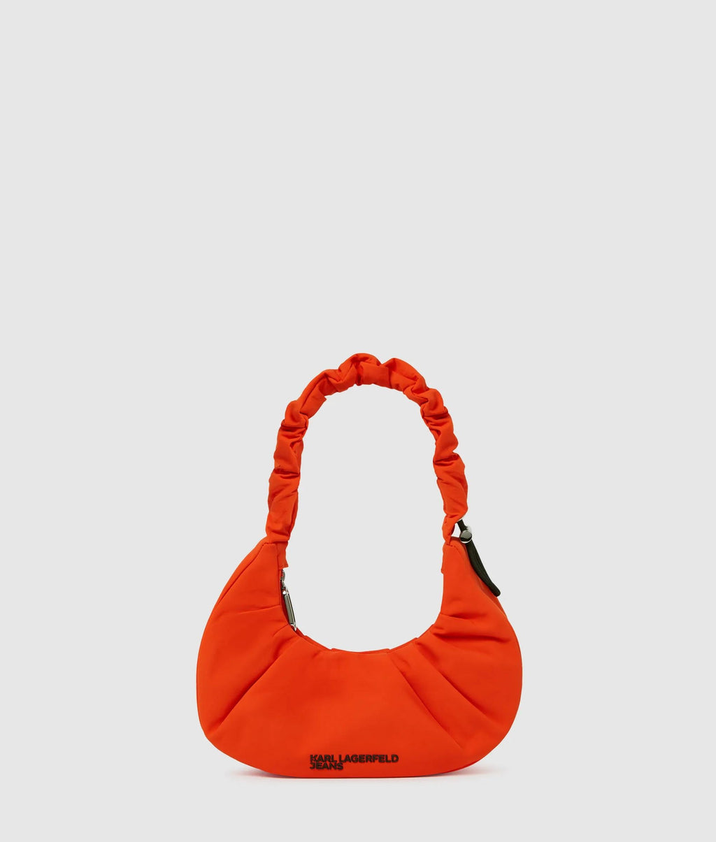 Gathered small hobo bag