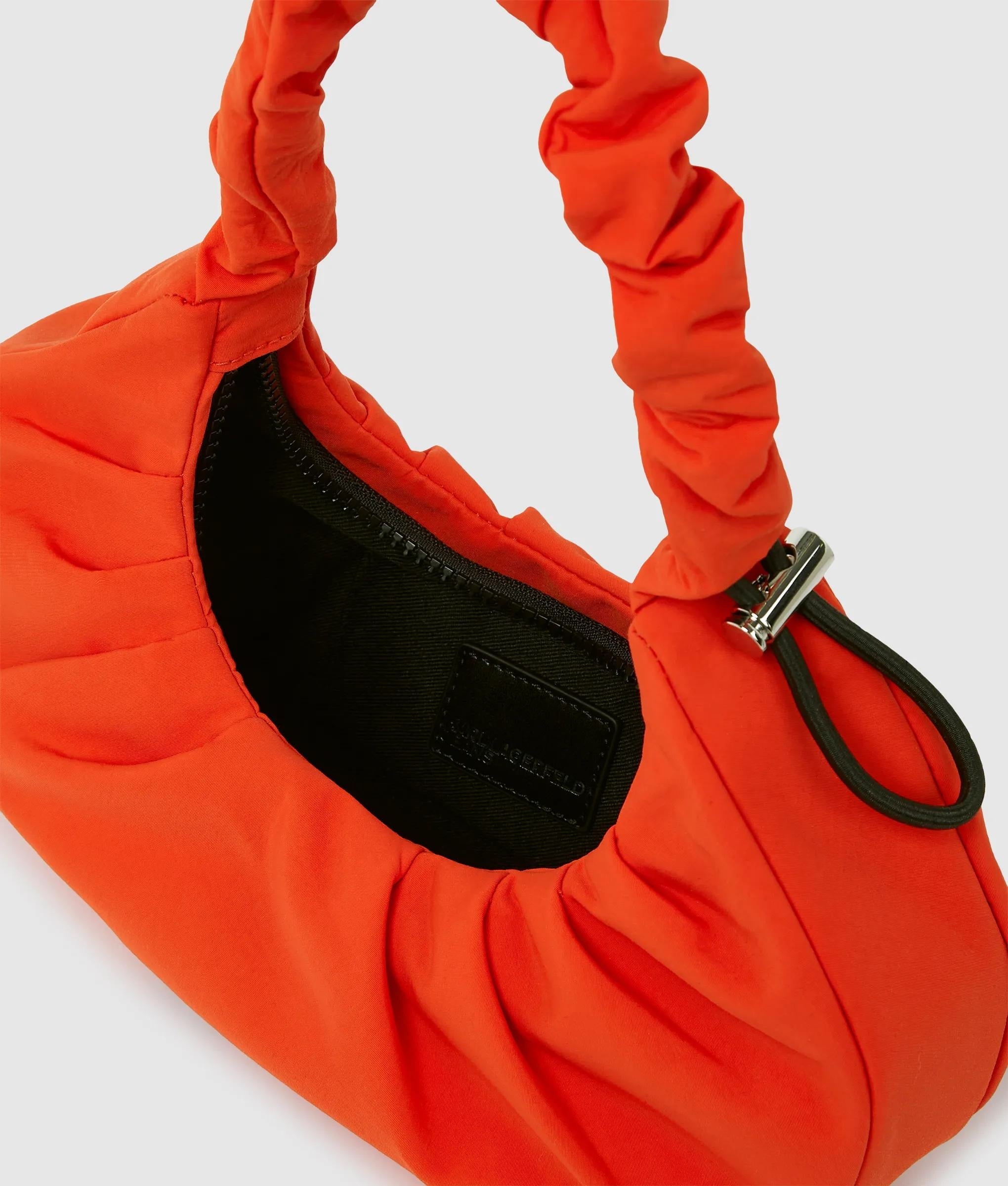 Gathered small hobo bag