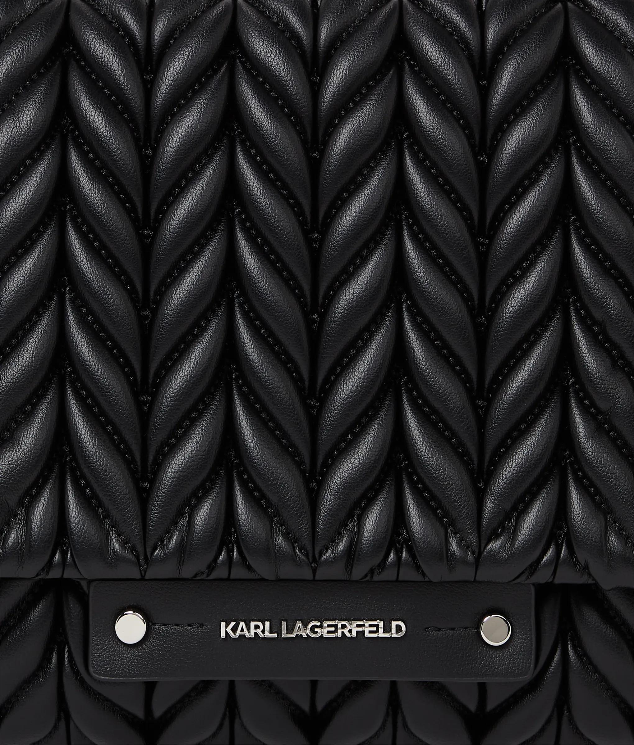 K/Weave flap shoulder bag
