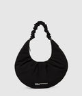 Gathered large hobo bag