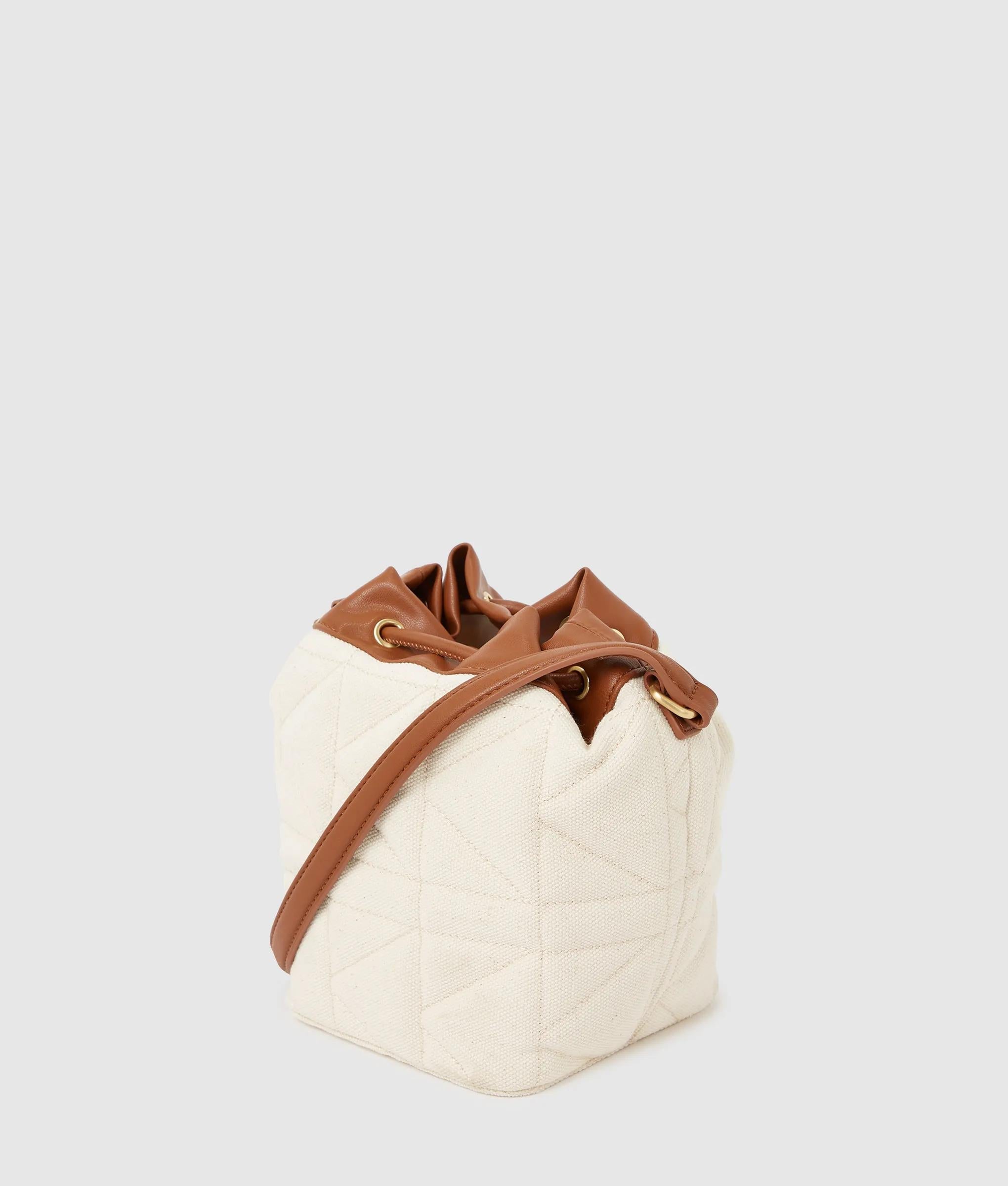 KL X Amber Valletta Kuilt canvas bucket bag