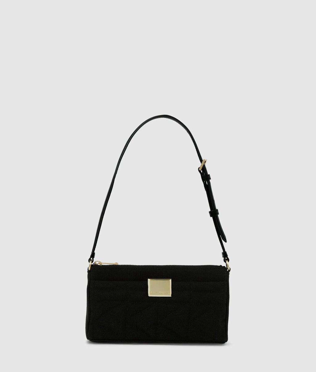 KL X Amber Valletta Kuilt canvas shoulder bag