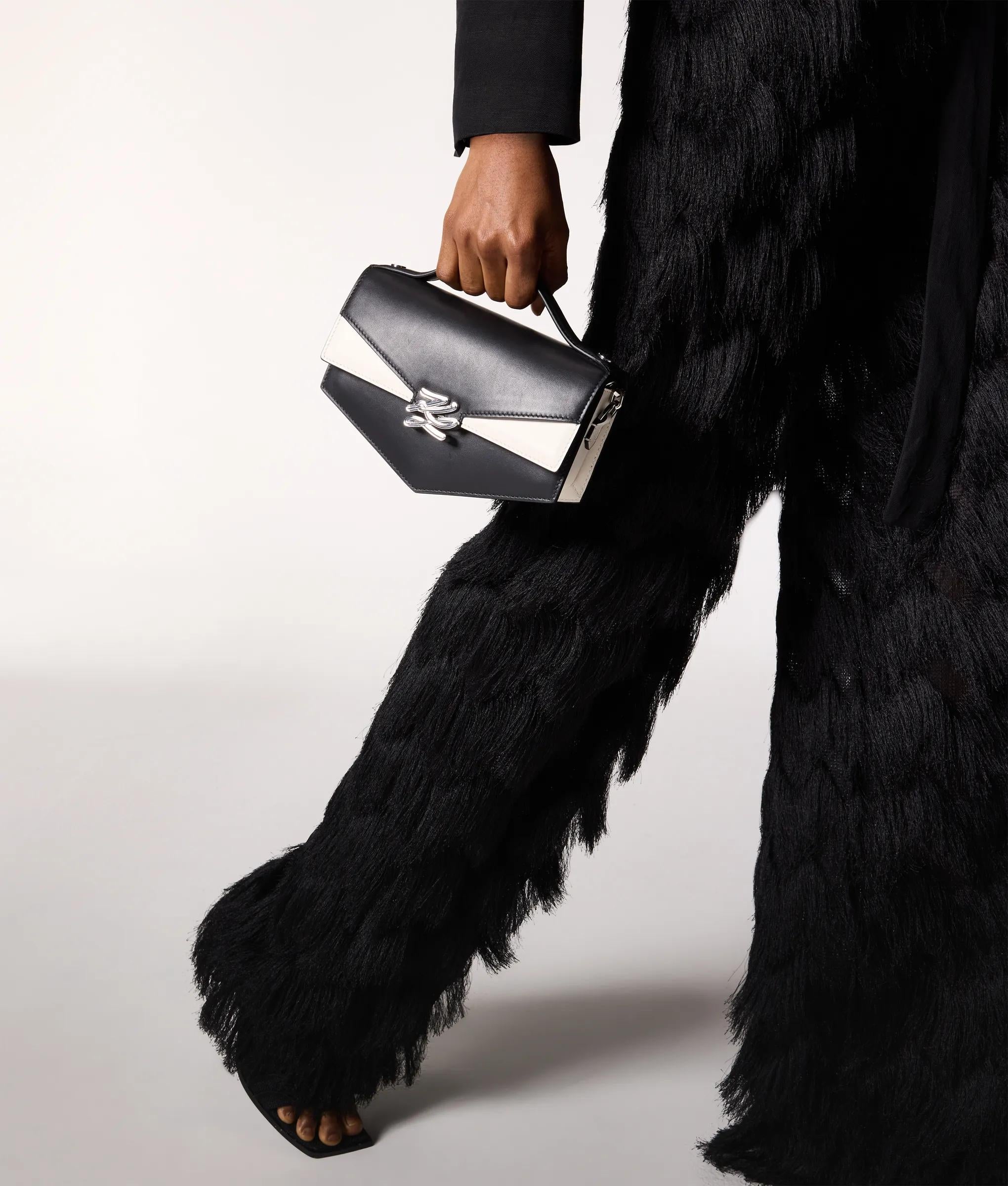 KL Studio Autograph monochrome crossbody bag