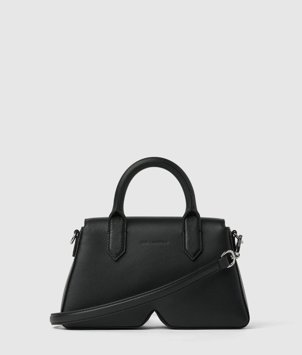 Ikon K leather top handle bag