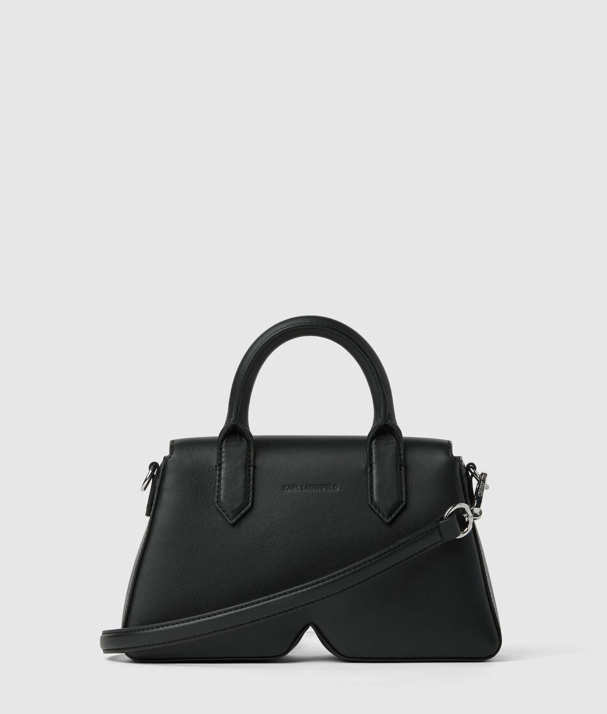 Ikon K leather top handle bag