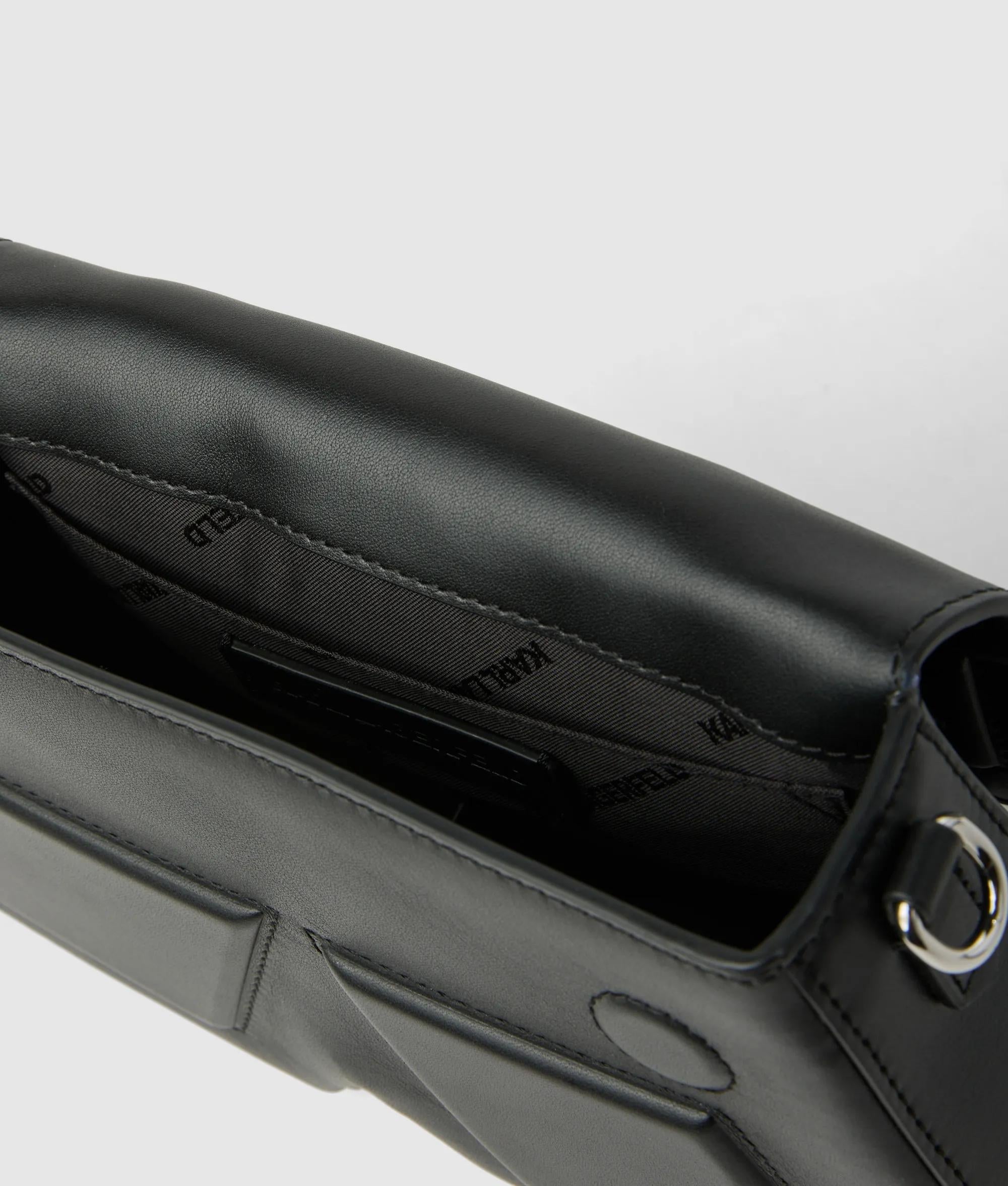 Ikon K leather top handle bag
