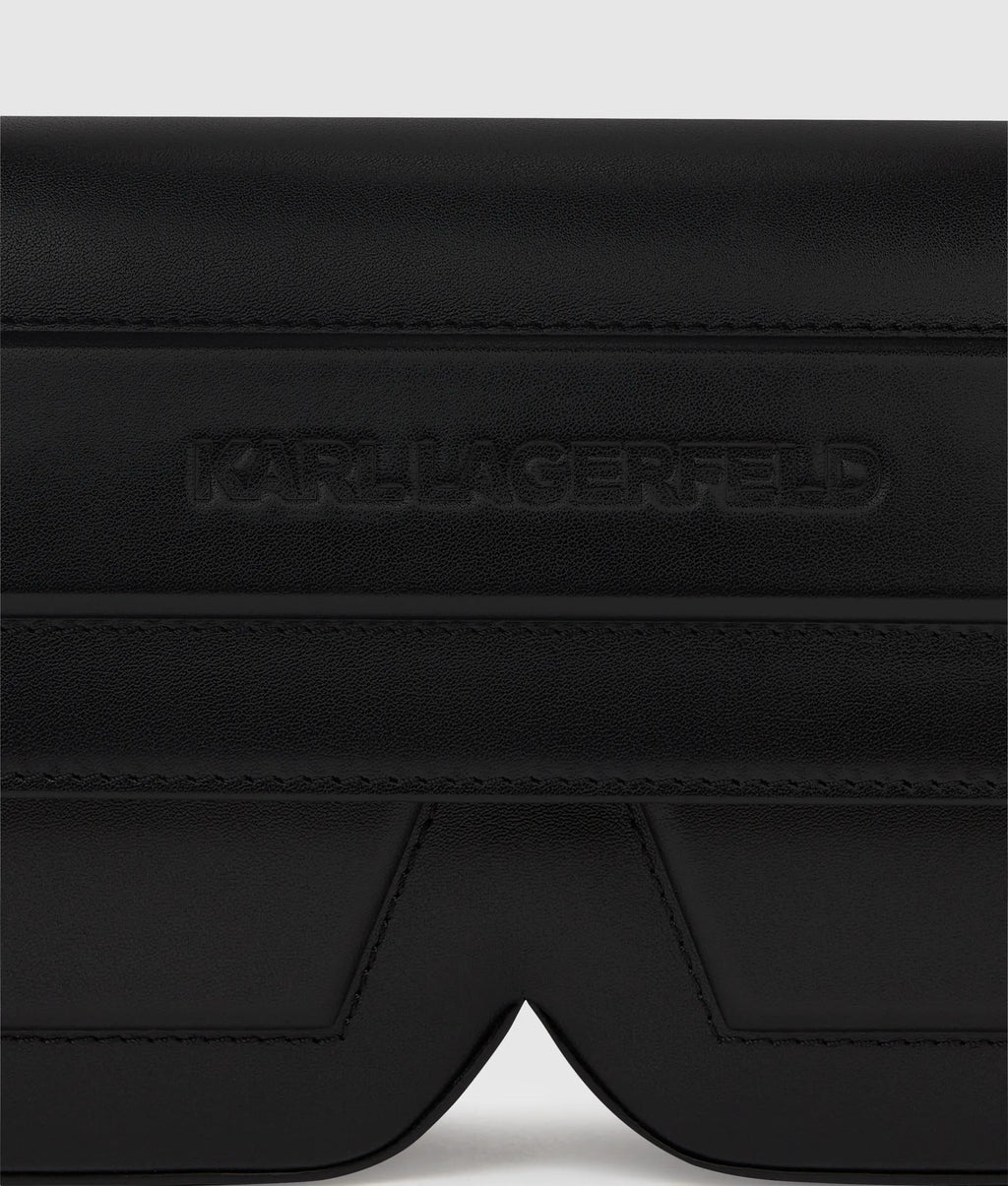 Ikon K leather shoulder bag