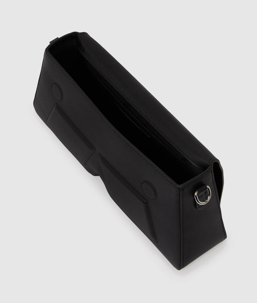 Ikon K leather shoulder bag
